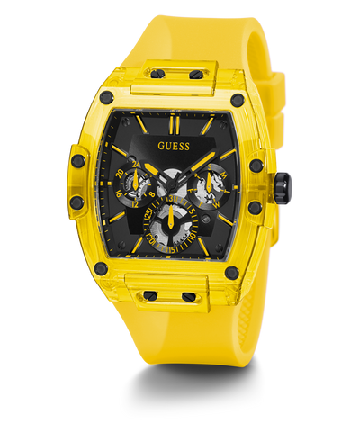 GW0203G6 GUESS Mens 45mm Yellow Multi-function Trend Watch alternate image