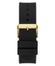 GW0208G2 GUESS Mens 47mm Black & Gold-Tone Multi-function Sport Watch strap image