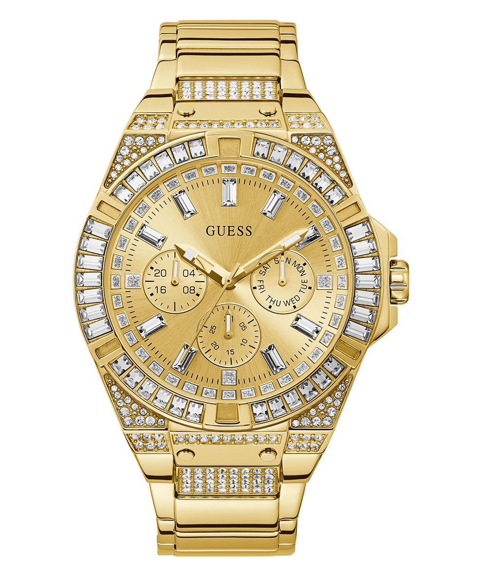 GW0209G2 GUESS Mens 47mm Gold-Tone Multi-function Sport Watch primary image