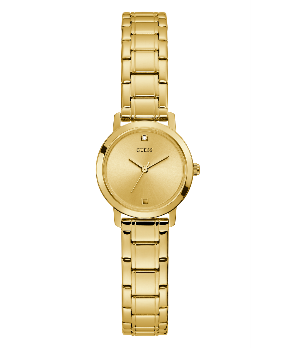 GW0244L2 GUESS Ladies 25mm Gold-Tone Analog Dress Watch primary image