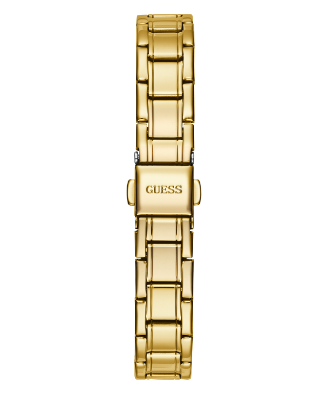 GW0244L2 GUESS Ladies 25mm Gold-Tone Analog Dress Watch strap image