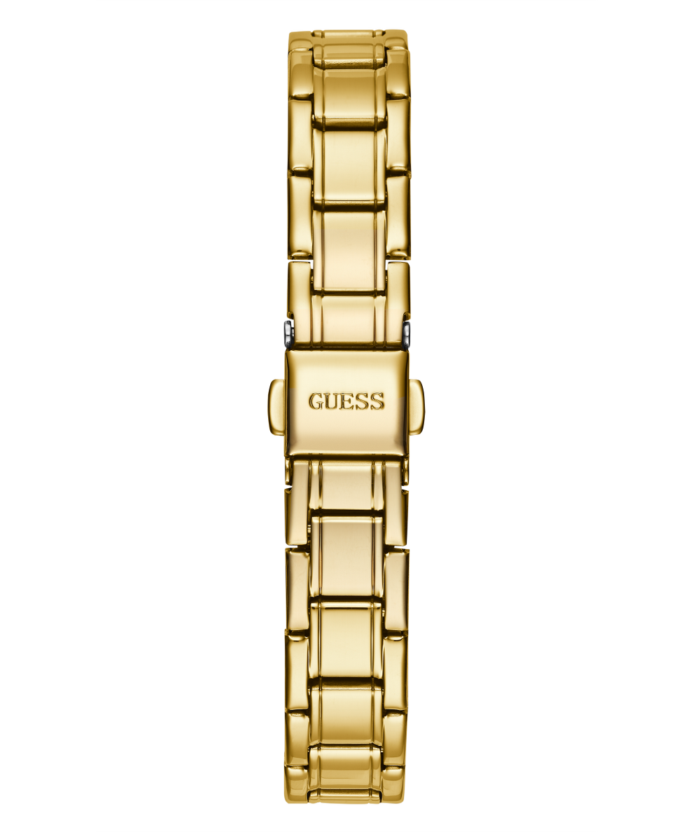 GW0244L2 GUESS Ladies 25mm Gold-Tone Analog Dress Watch strap image