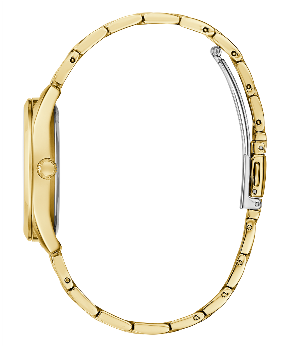 GW0253L2 GUESS Ladies 34mm Gold-Tone Multi-function Dress Watch profile image