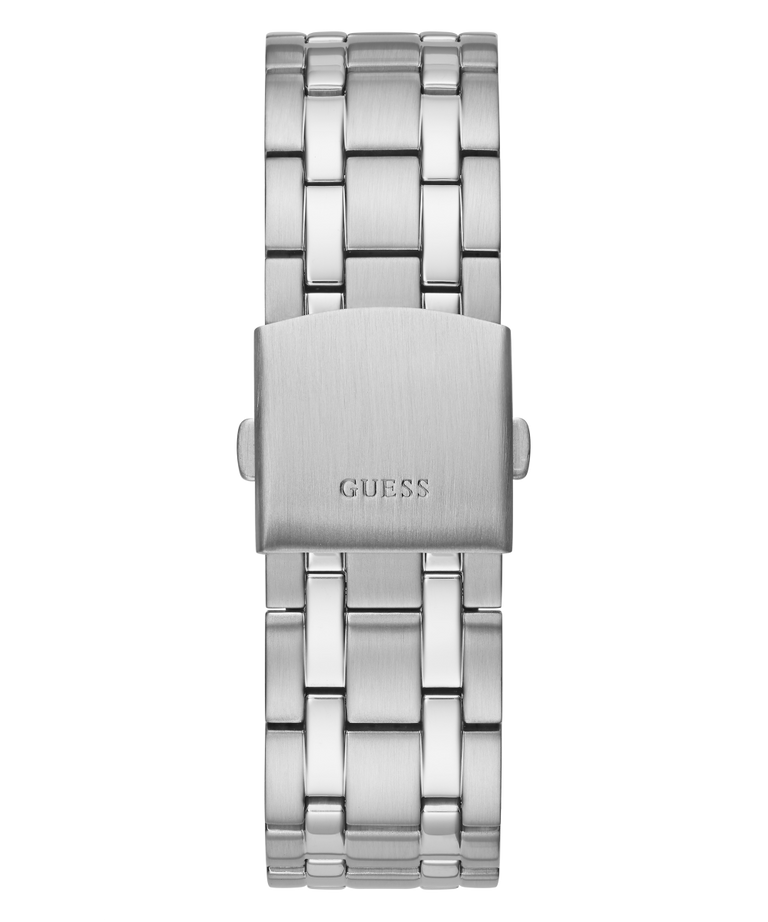 GW0260G1 GUESS Mens 44mm Silver-Tone Multi-function Sport Watch strap image