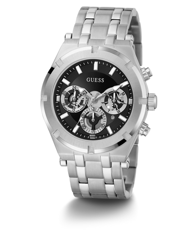 GW0260G1 GUESS Mens 44mm Silver-Tone Multi-function Sport Watch alternate image
