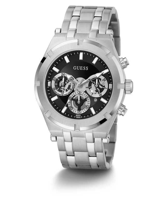 GW0260G1 GUESS Mens 44mm Silver-Tone Multi-function Sport Watch alternate image