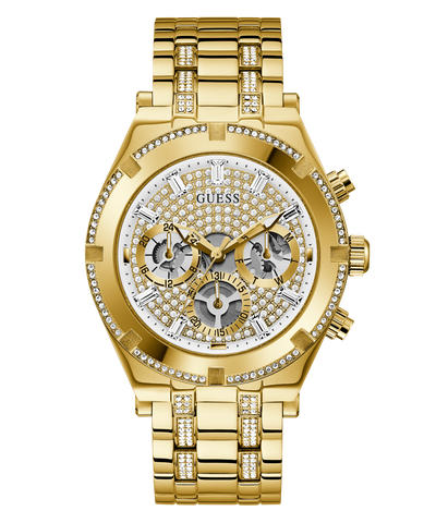 GW0261G2 GUESS Mens 44mm Gold-Tone Multi-function Sport Watch primary image