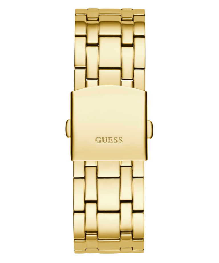 GW0261G2 GUESS Mens 44mm Gold-Tone Multi-function Sport Watch strap image