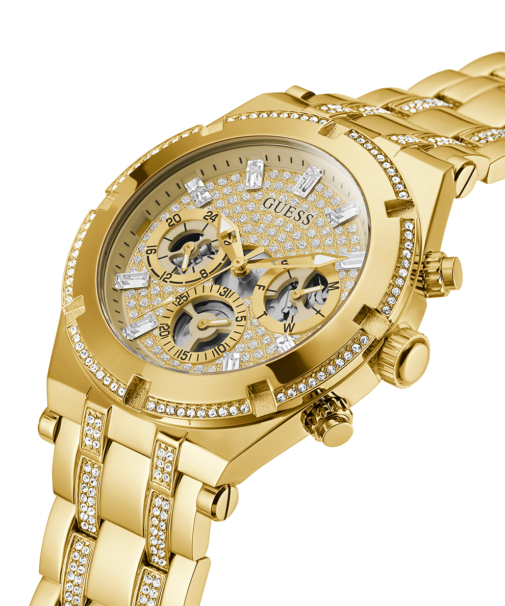 GUESS Mens Gold Tone Multi function Watch GW0261G2 GUESS