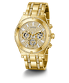 GW0261G2 GUESS Mens 44mm Gold-Tone Multi-function Sport Watch alternate image