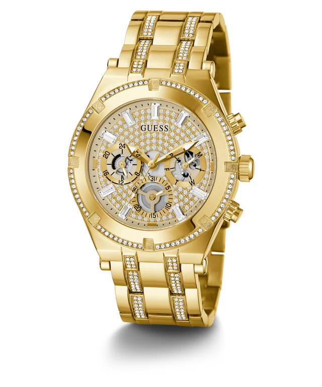 GUESS Mens Gold Tone Multi function Watch GW0261G2 GUESS