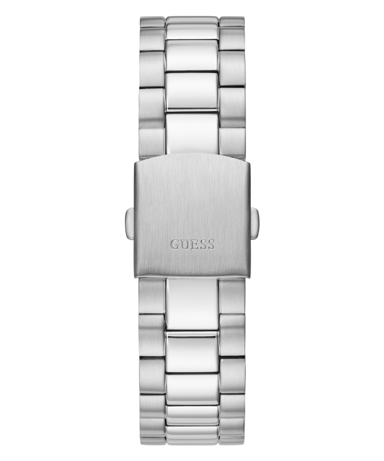 GW0265G1 GUESS Mens 42mm Silver-Tone Day/Date Dress Watch strap image