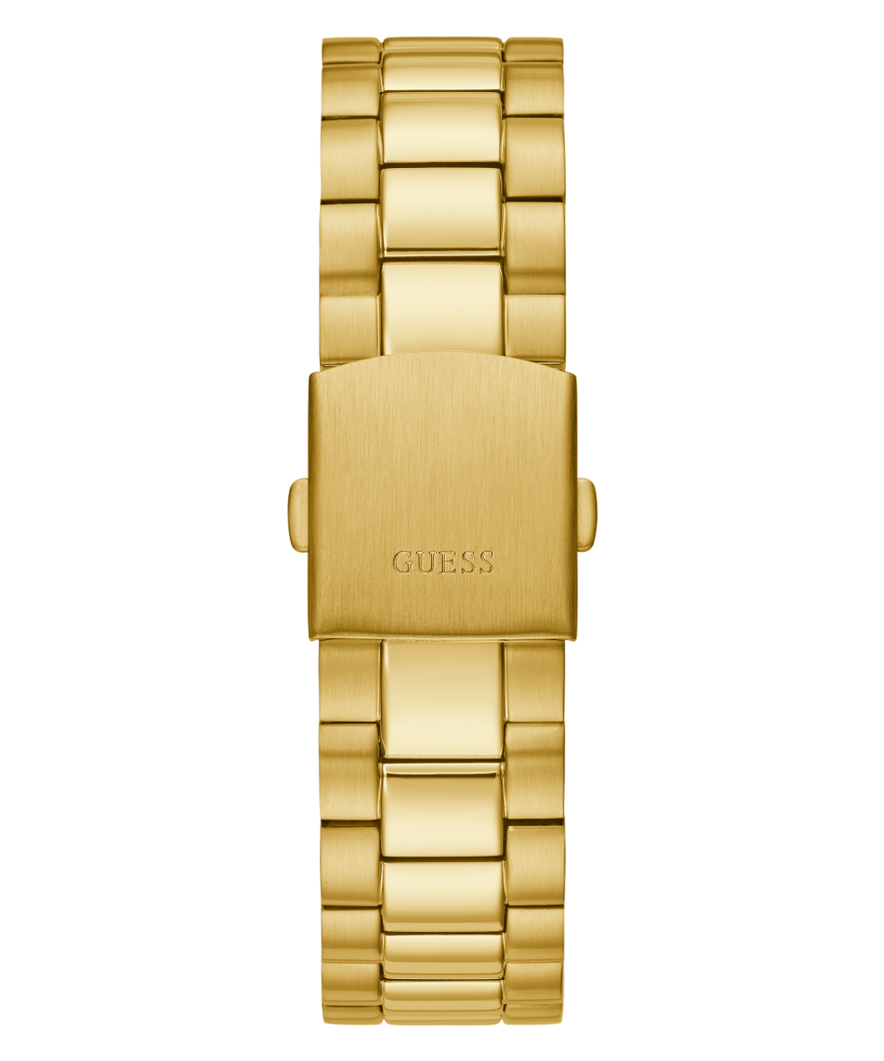 GW0265G2 GUESS Mens 42mm Gold-Tone Day/Date Dress Watch strap image