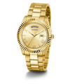 GW0265G2 GUESS Mens 42mm Gold-Tone Day/Date Dress Watch alternate image