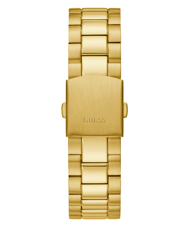 GW0265G3 GUESS Mens 42mm Gold-Tone Multi-function Dress Watch strap image