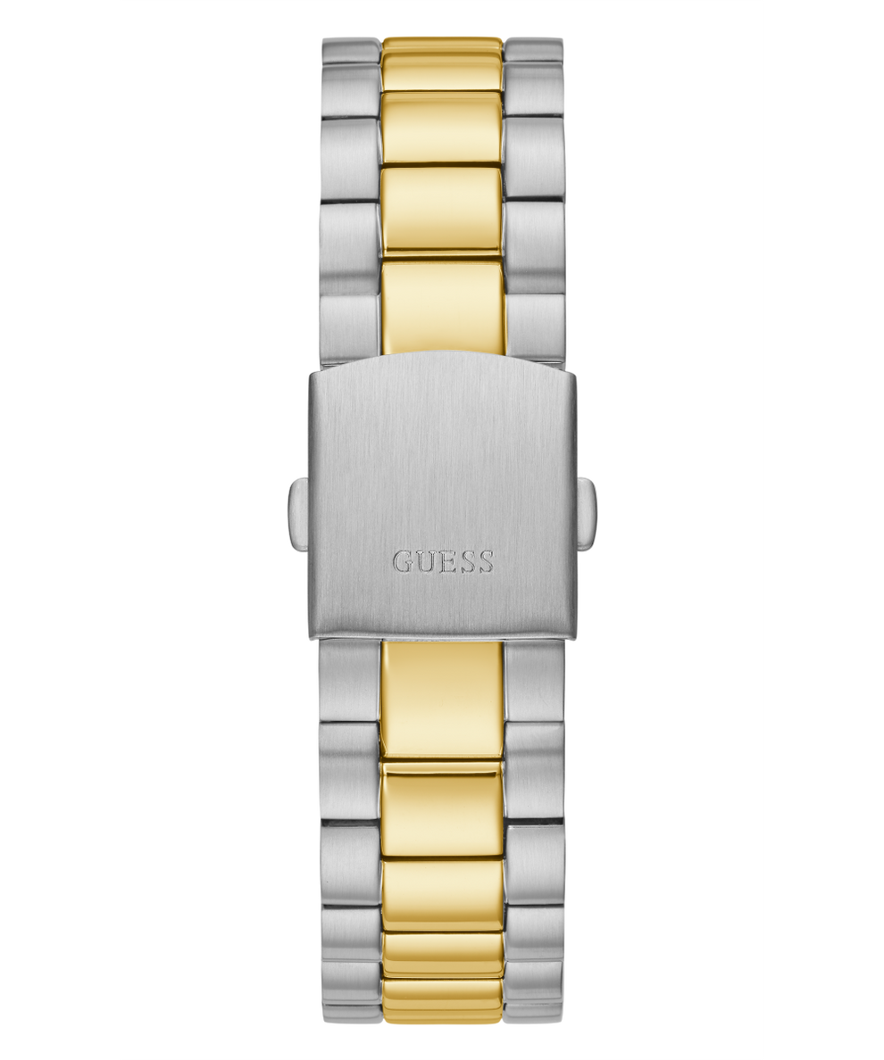 GW0265G5 GUESS Mens 42mm Two Tone Day/Date Dress Watch strap image