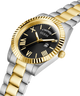 GW0265G5 GUESS Mens 42mm Two Tone Day/Date Dress Watch caseback (with attachment) image lifestyle