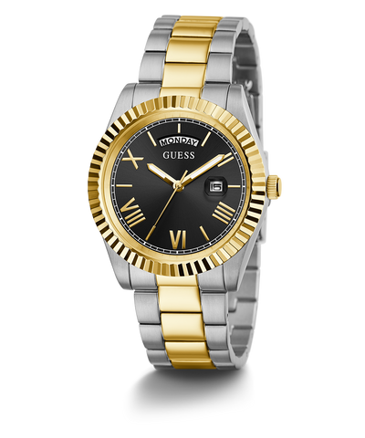 GW0265G5 GUESS Mens 42mm Two Tone Day/Date Dress Watch alternate image