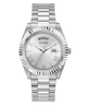 GW0265G6 GUESS Mens 42mm Silver-Tone Day/Date Dress Watch primary image