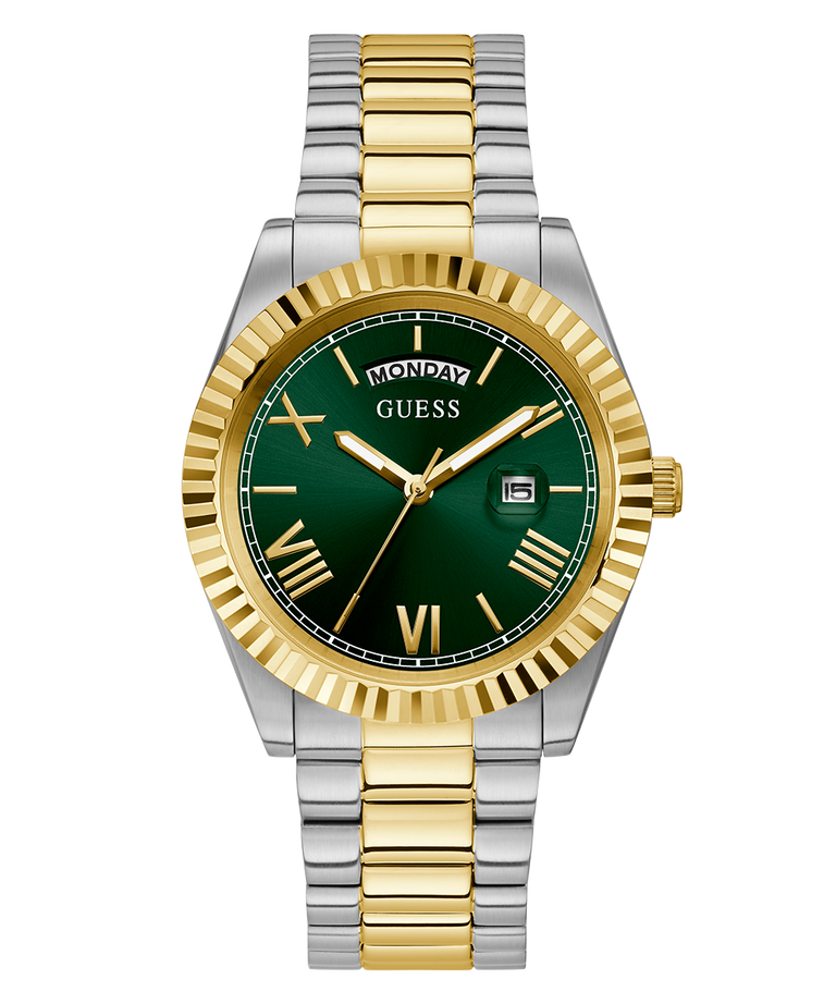 GUESS Connoisseur GW0265G8 Mens 2-Tone Day/Date Watch CASIO GUESS Connoisseur GW0265G8 Mens 2-Tone Day/Date Watch CASIO