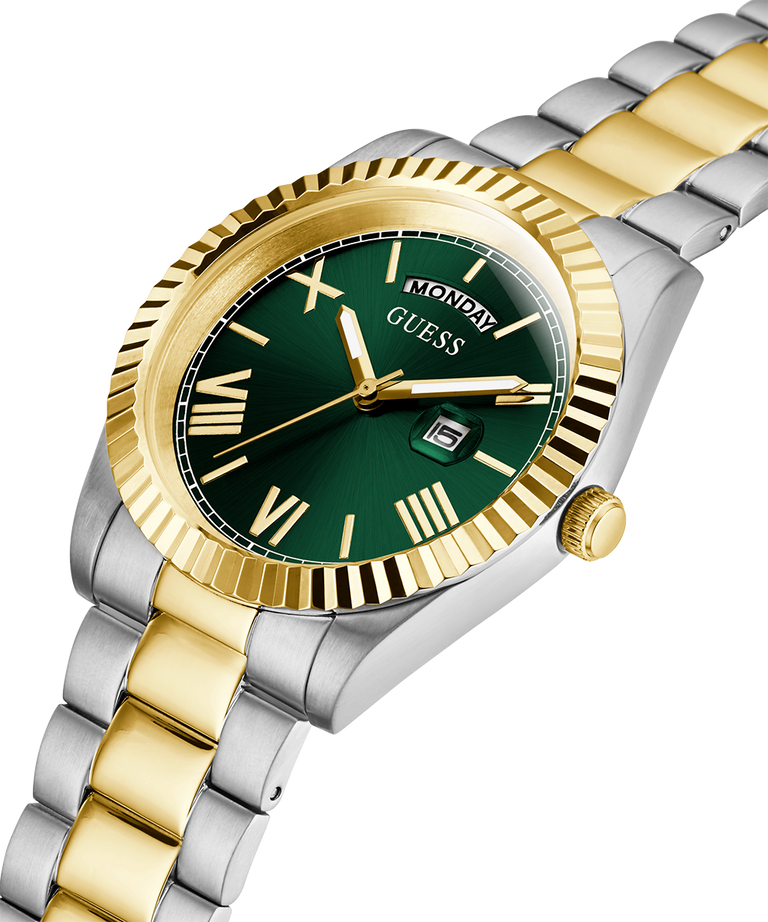 GUESS Connoisseur GW0265G8 Mens 2-Tone Day/Date Watch CASIO GUESS Connoisseur GW0265G8 Mens 2-Tone Day/Date Watch CASIO