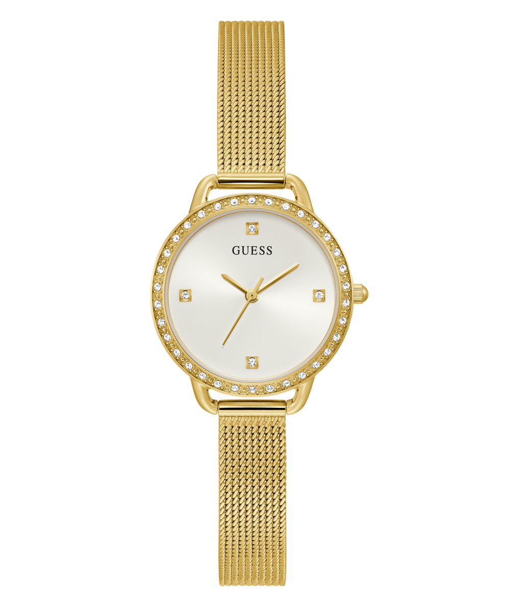 GW0287L2 GUESS Ladies 30mm Gold-Tone Analog Dress Watch primary image
