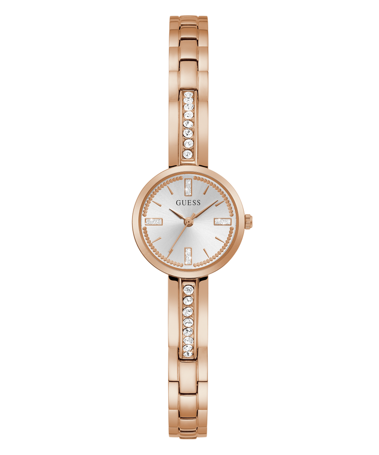 GW0288L3 GUESS Ladies 22mm Rose Gold-Tone Analog Jewelry Watch primary image