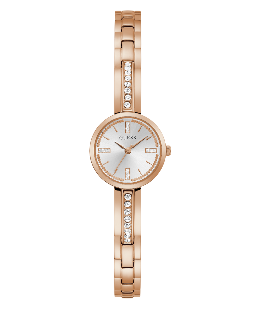 GW0288L3 GUESS Ladies 22mm Rose Gold-Tone Analog Jewelry Watch primary image