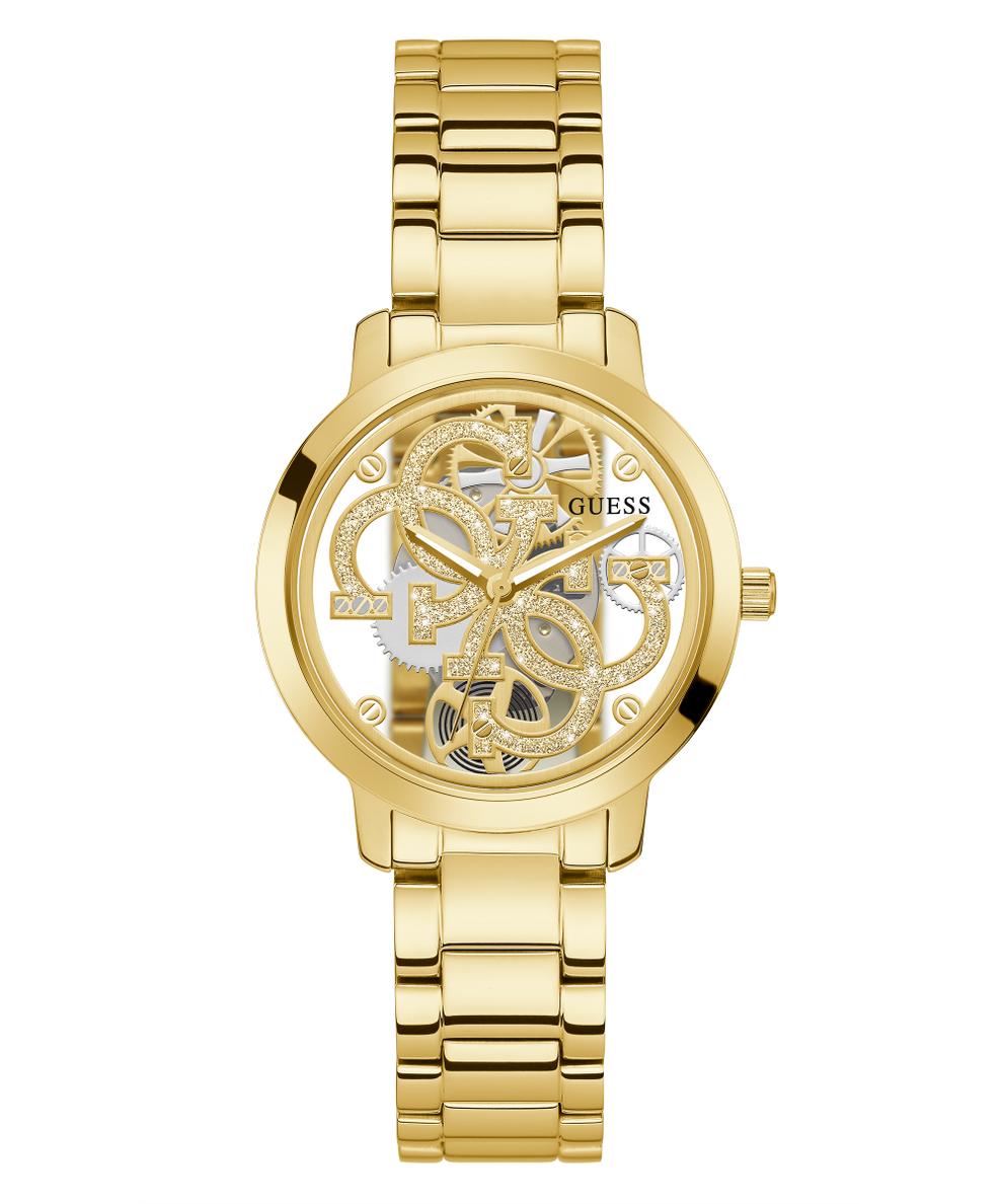 GW0300L2 GUESS Ladies 36mm Gold-Tone Analog Trend Watch primary image