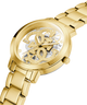 GW0300L2 GUESS Ladies 36mm Gold-Tone Analog Trend Watch caseback (with attachment) image lifestyle