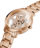 GW0300L3 GUESS Ladies 36mm Rose Gold-Tone Analog Trend Watch caseback (with attachment) image lifestyle