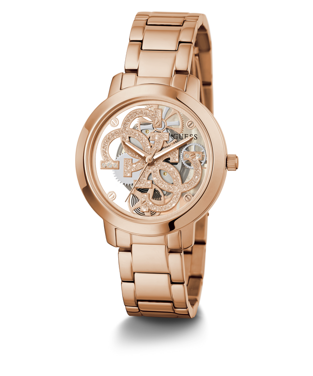 GUESS Ladies Rose Gold Tone Analog Watch GW0300L3 GUESS Watches US