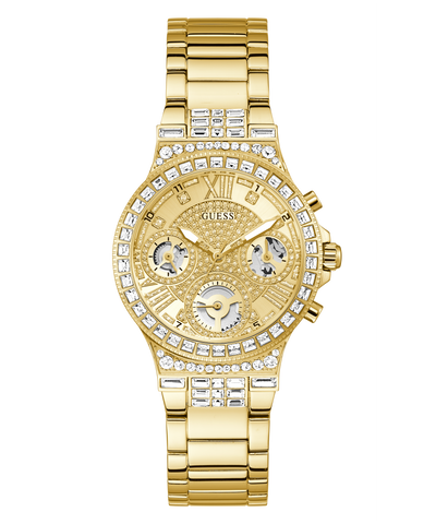 GW0320L2 GUESS Ladies 36mm Gold-Tone Multi-function Sport Watch primary image