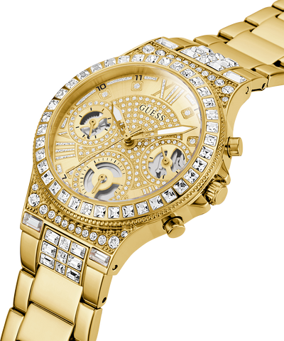 GW0320L2 GUESS Ladies 36mm Gold-Tone Multi-function Sport Watch caseback (with attachment) image lifestyle