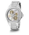 GW0323G1 GUESS Mens 45mm Silver-Tone Analog Trend Watch alternate image