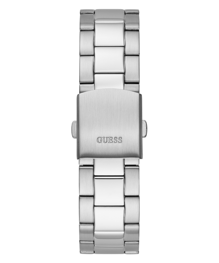 GW0329G1 GUESS Mens 42mm Silver-Tone Multi-function Sport Watch strap image