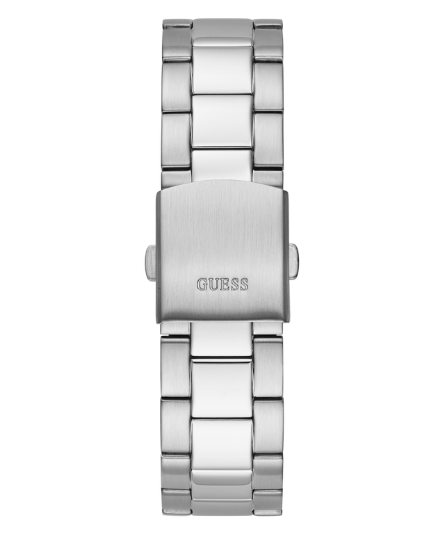 GW0329G1 GUESS Mens 42mm Silver-Tone Multi-function Sport Watch strap image