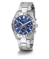 GW0329G1 GUESS Mens 42mm Silver-Tone Multi-function Sport Watch alternate image