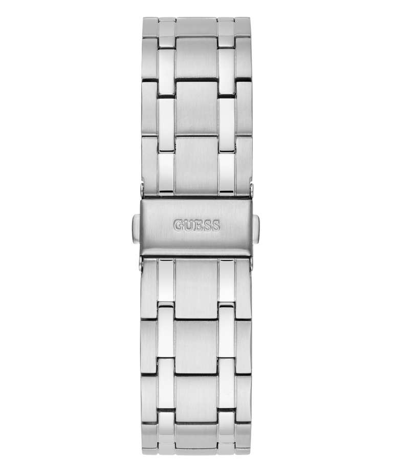 GW0330G1 GUESS Mens 45mm Silver-Tone Date Sport Watch strap image