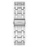 GW0330G1 GUESS Mens 45mm Silver-Tone Date Sport Watch strap image