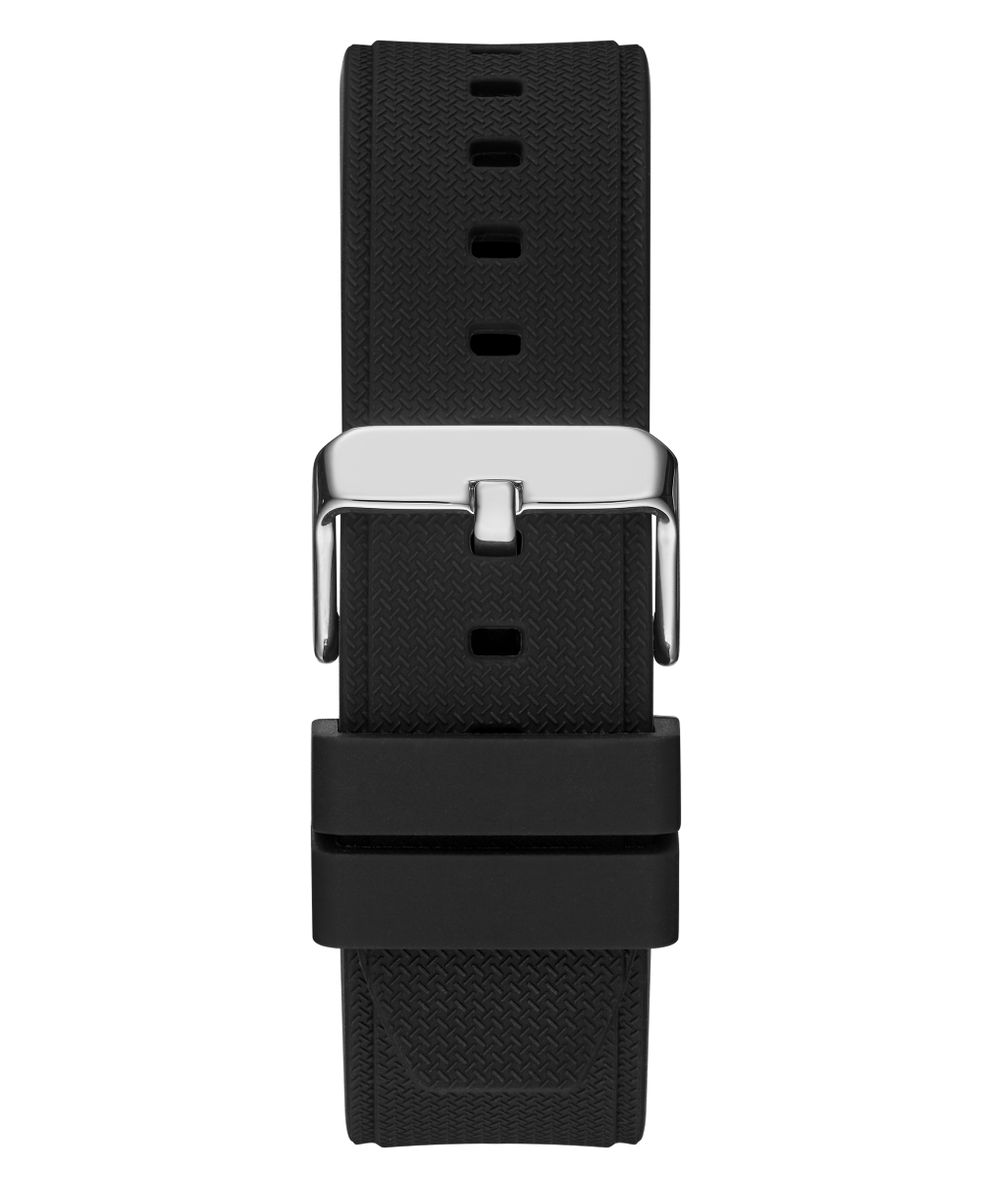 GW0334G1 GUESS Mens 46mm Black & Silver-Tone Multi-function Sport Watch strap image