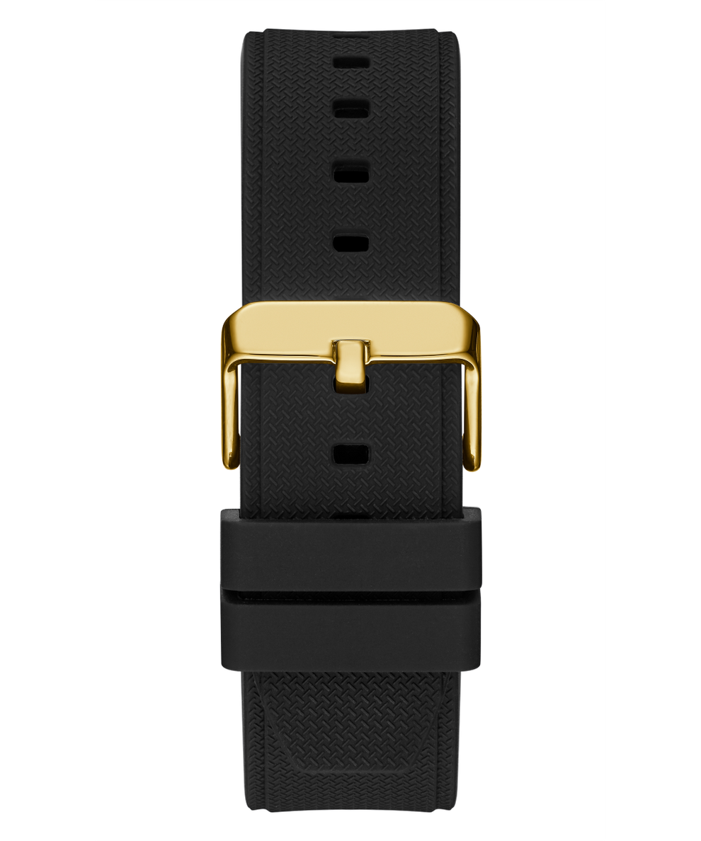 GW0334G2 GUESS Mens 46mm Black & Gold-Tone Multi-function Sport Watch strap image