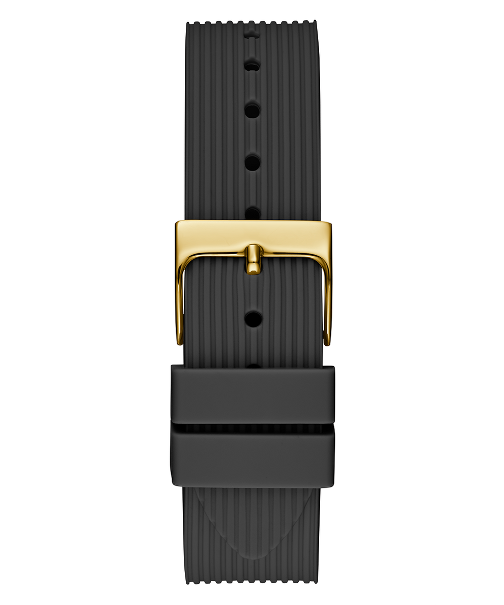 GW0339L1 GUESS Ladies 40mm Black & Gold-Tone Digital Sport Watch strap image