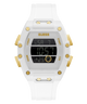 GW0340G1 GUESS Mens 51mm White Digital Trend Watch primary image