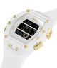 GW0340G1 GUESS Mens 51mm White Digital Trend Watch caseback (with attachment) image lifestyle