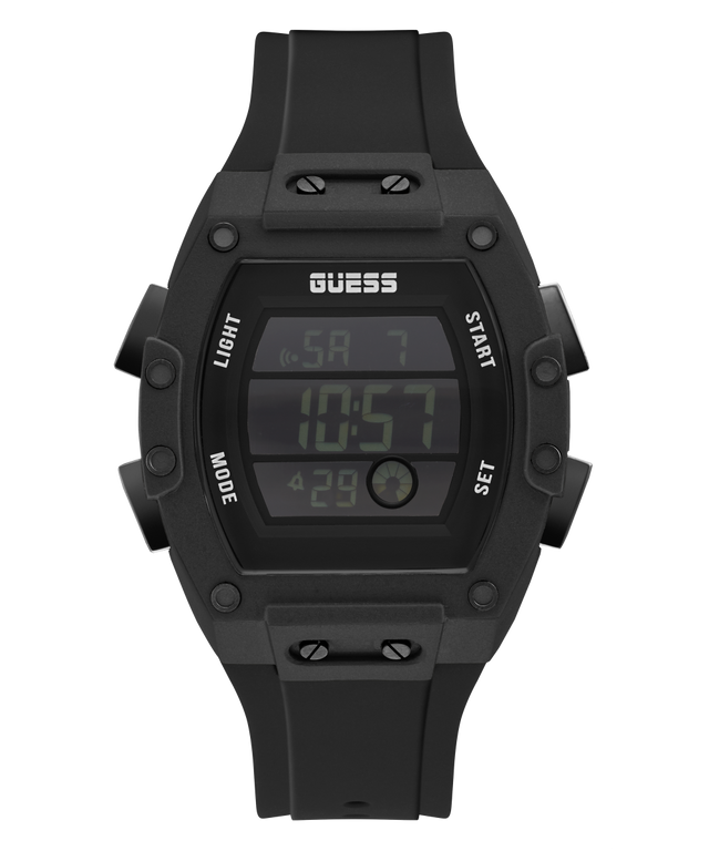 GW0340G4 GUESS Mens 51mm Black Digital Trend Watch primary image