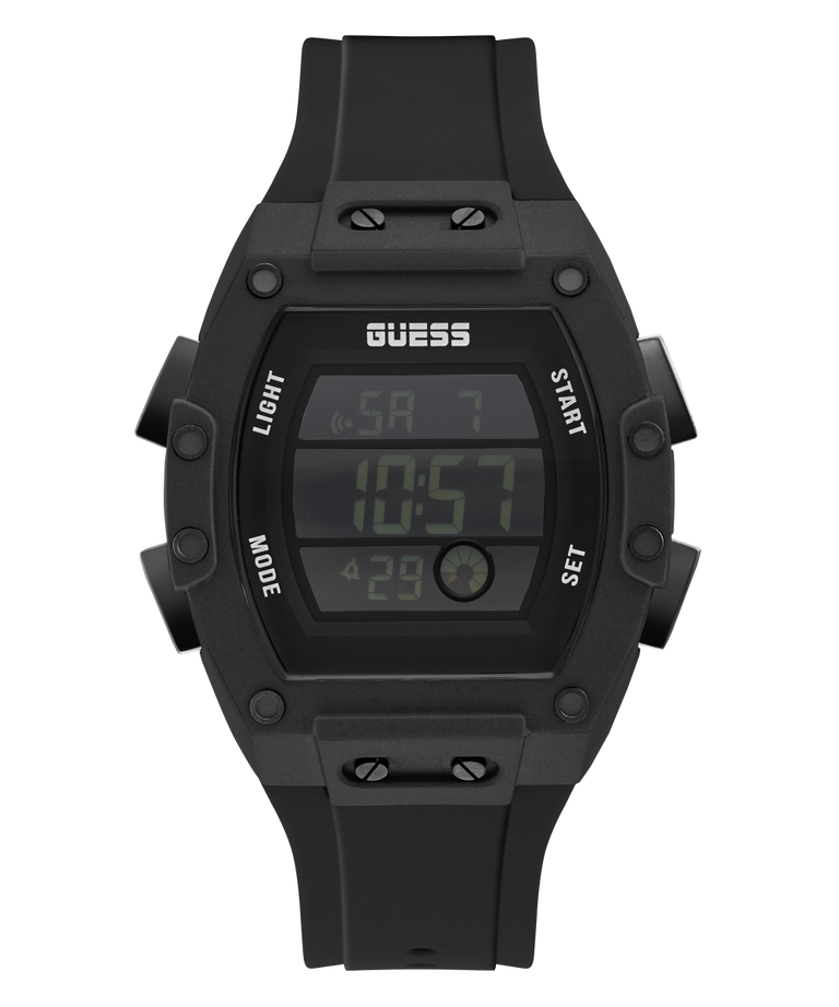 GW0340G4 GUESS Mens 51mm Black Digital Trend Watch primary image