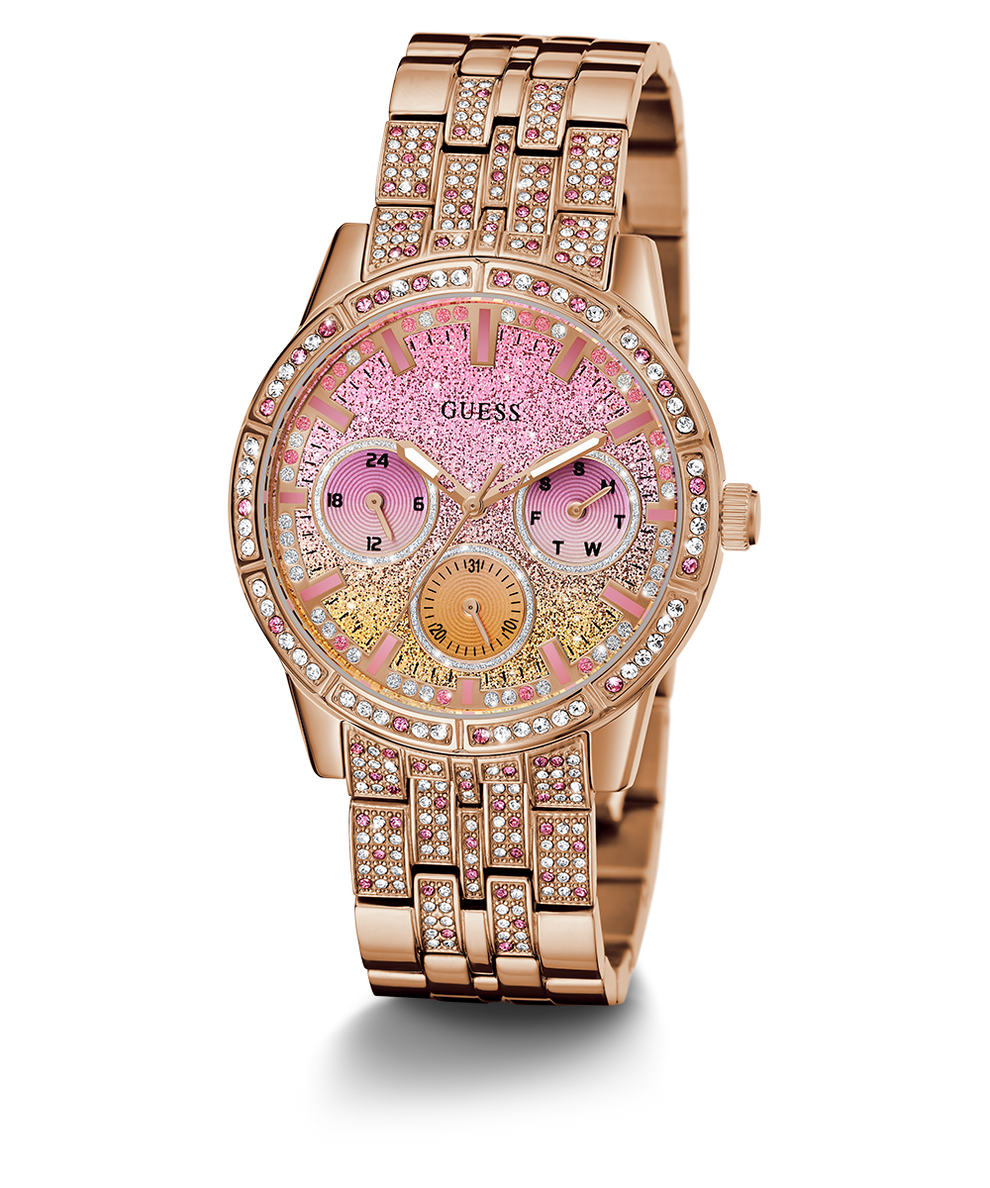Gold Coloured Uhren Guess Damen Gold GUESS Ladies Rose Gold Tone
