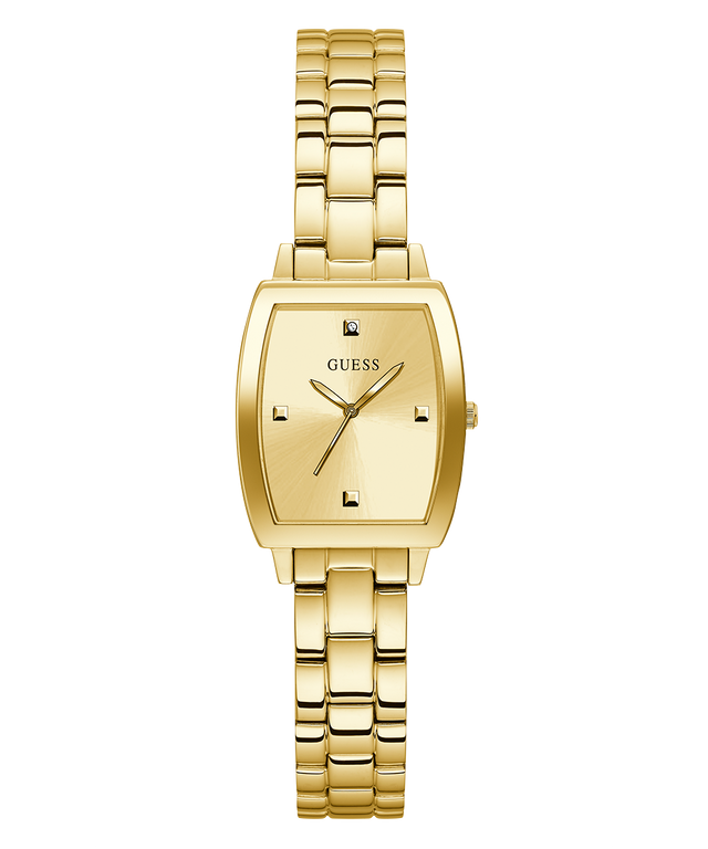 GW0384L2 GUESS Ladies 25mm Gold-Tone Analog Dress Watch primary image