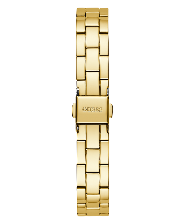 GW0384L2 GUESS Ladies 25mm Gold-Tone Analog Dress Watch strap image